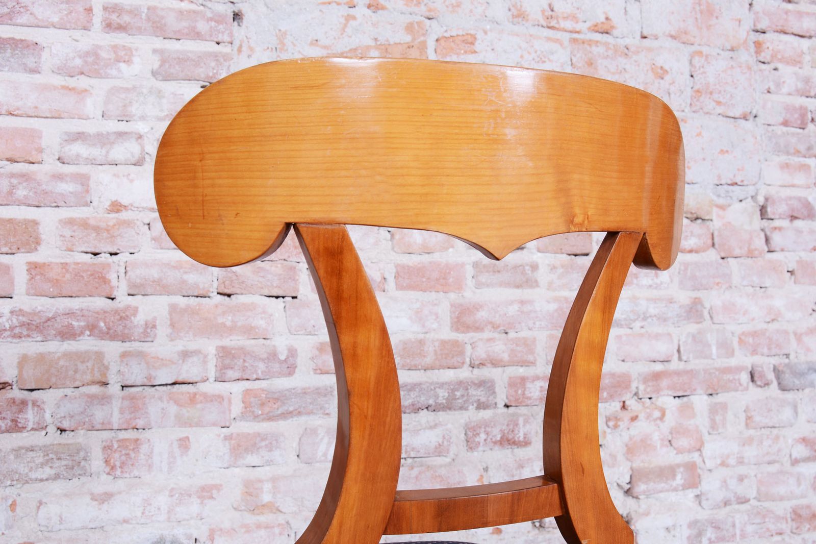 Set Of Four Restored Biedermeier Cherry Wood, Revived Polish, Austria, 1820s photo 2850.0