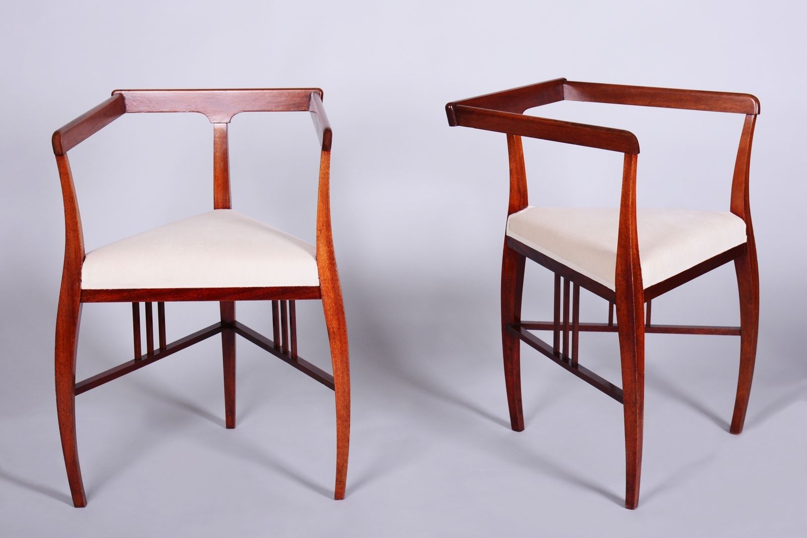 Restored Art Deco Seating Set, By J. Kotěra, Josef Motka   Litovel, Czech, 1900s photo vinterior