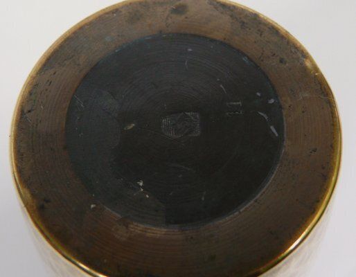 Art Noveau Brass Vase From Wmf, 1890s photo vintage