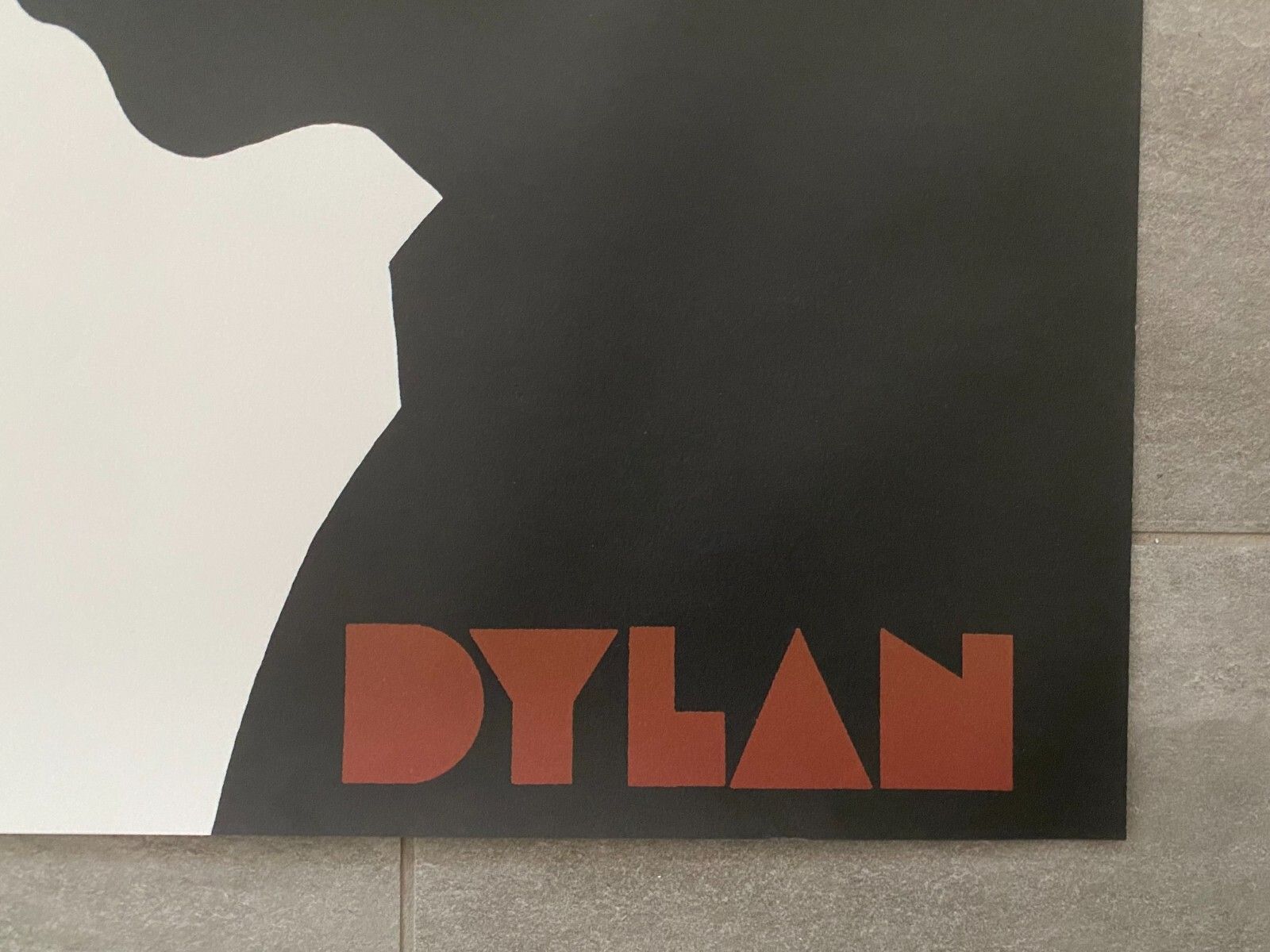 Milton Glaser, C.A. 1970s Bob Dylan Psychedelic Original Vintage Poster Cm 84 X 56 photo vinterior