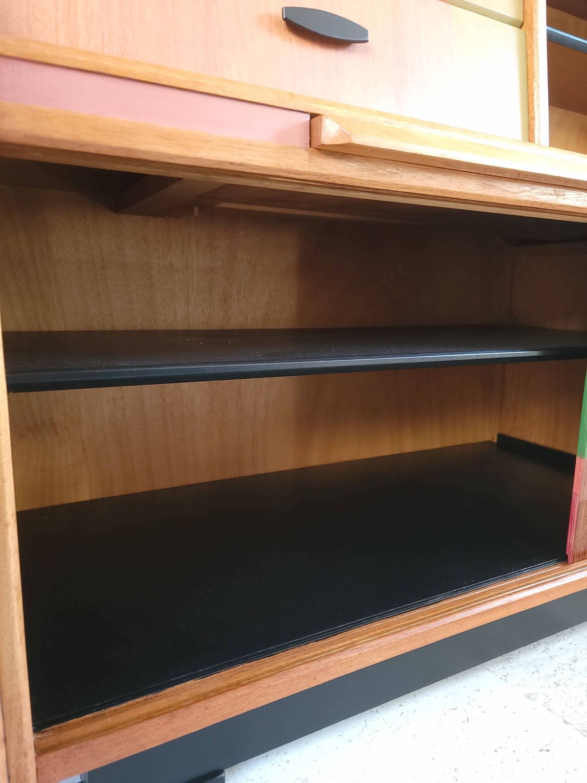 photo buy Mid Century Teak Sideboard With Geometric Design