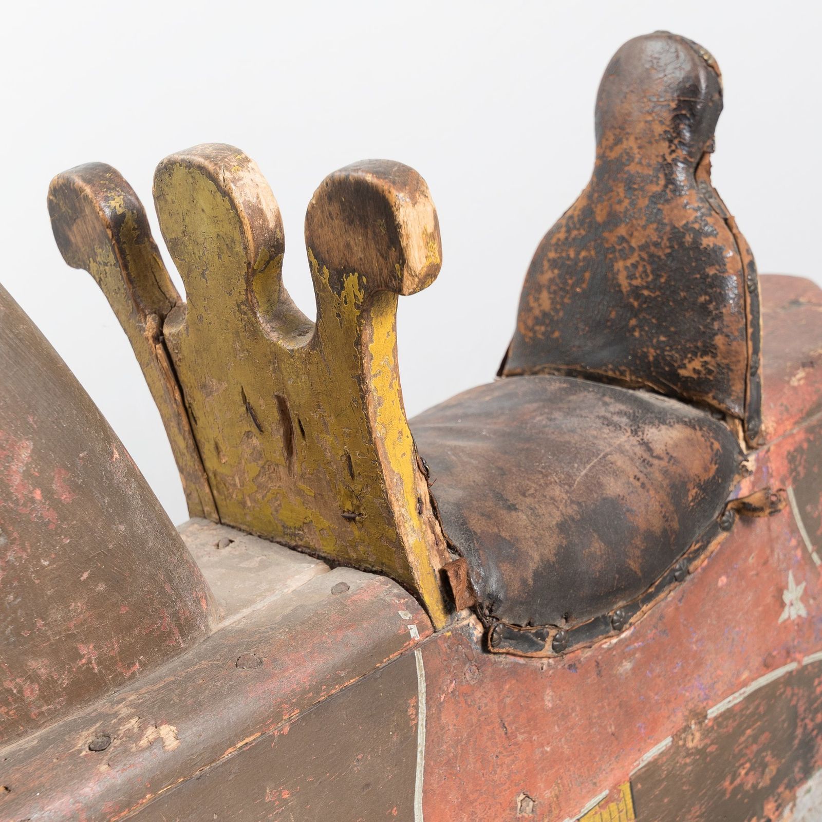 Antique Pine Children's Toy Rocking Horse photo for sale