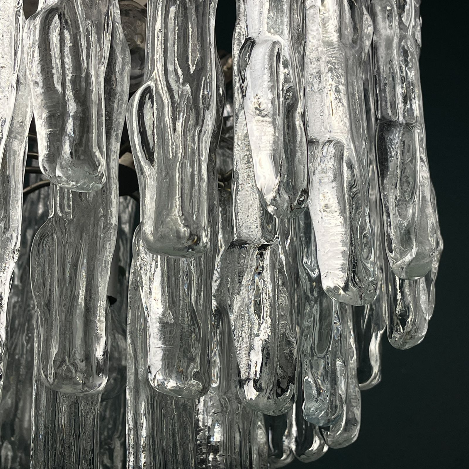 4300.0 Original Murano Glass Chandelier By J. Kalmar, Austria 1960s photo
