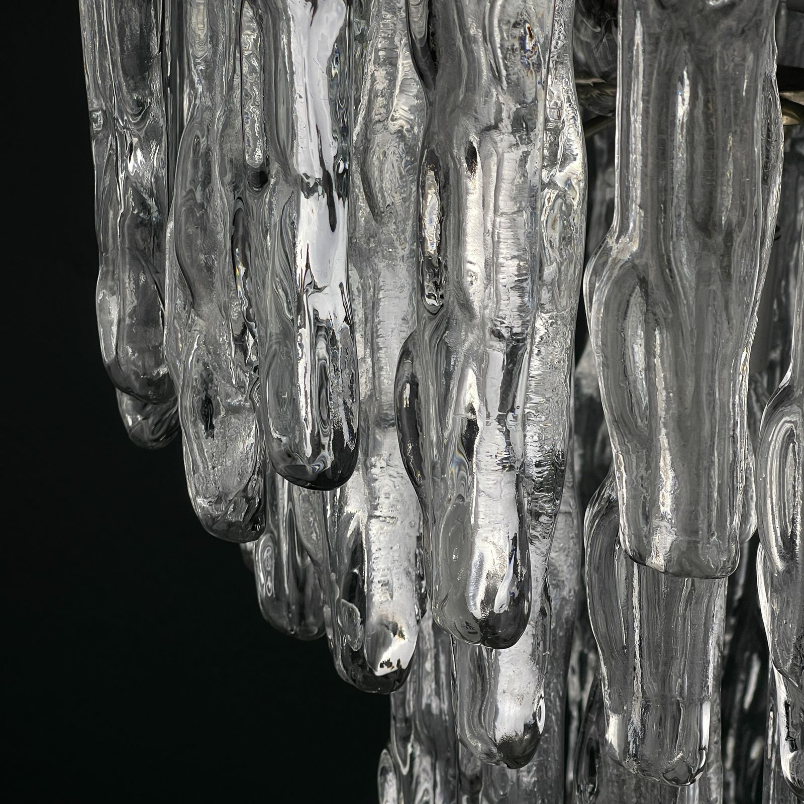 photo vinterior Original Murano Glass Chandelier By J. Kalmar, Austria 1960s