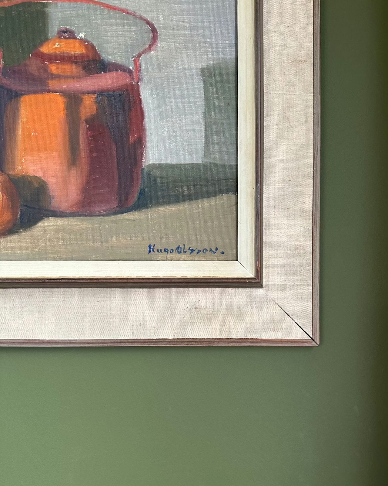 Still Life Oil Painting, Mid 20th Century photo 305.0