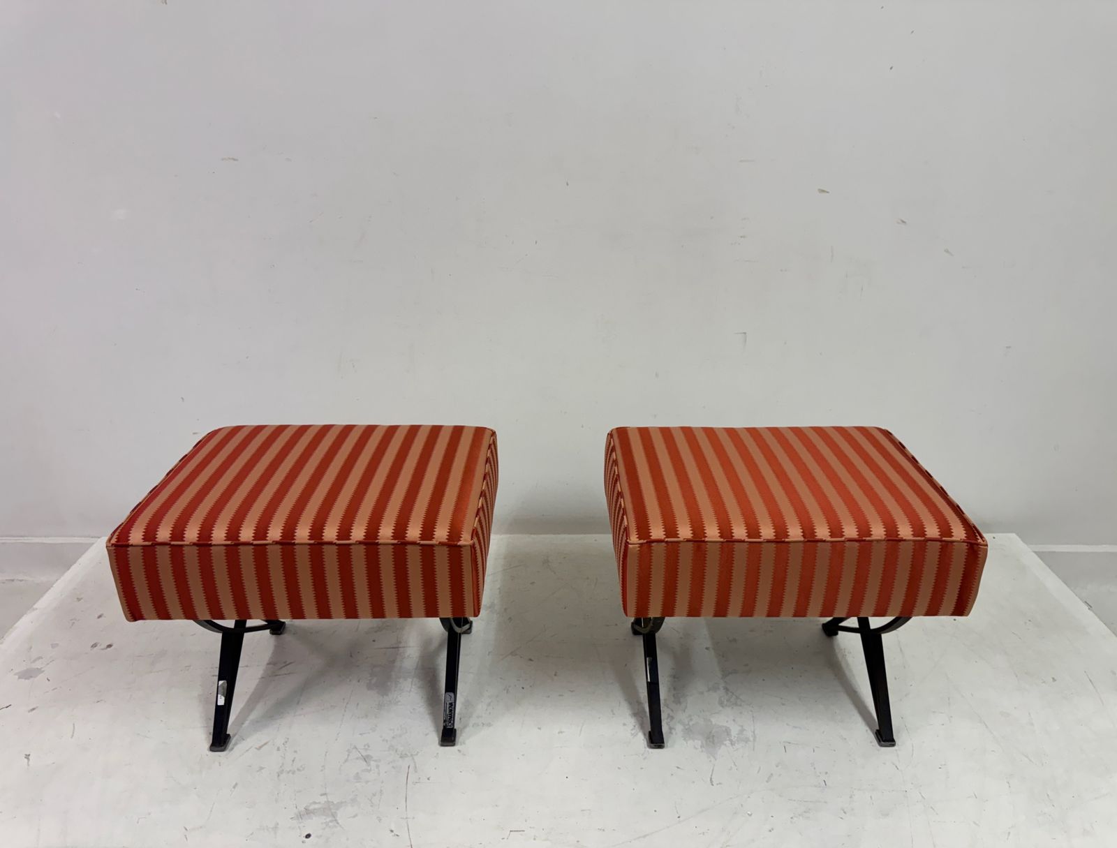 Pair Of 1950s Italian Stools By Gianni Moscatelli For Formanova photo furniture