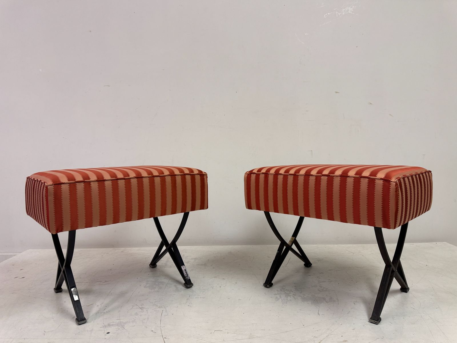 Pair Of 1950s Italian Stools By Gianni Moscatelli For Formanova photo for sale