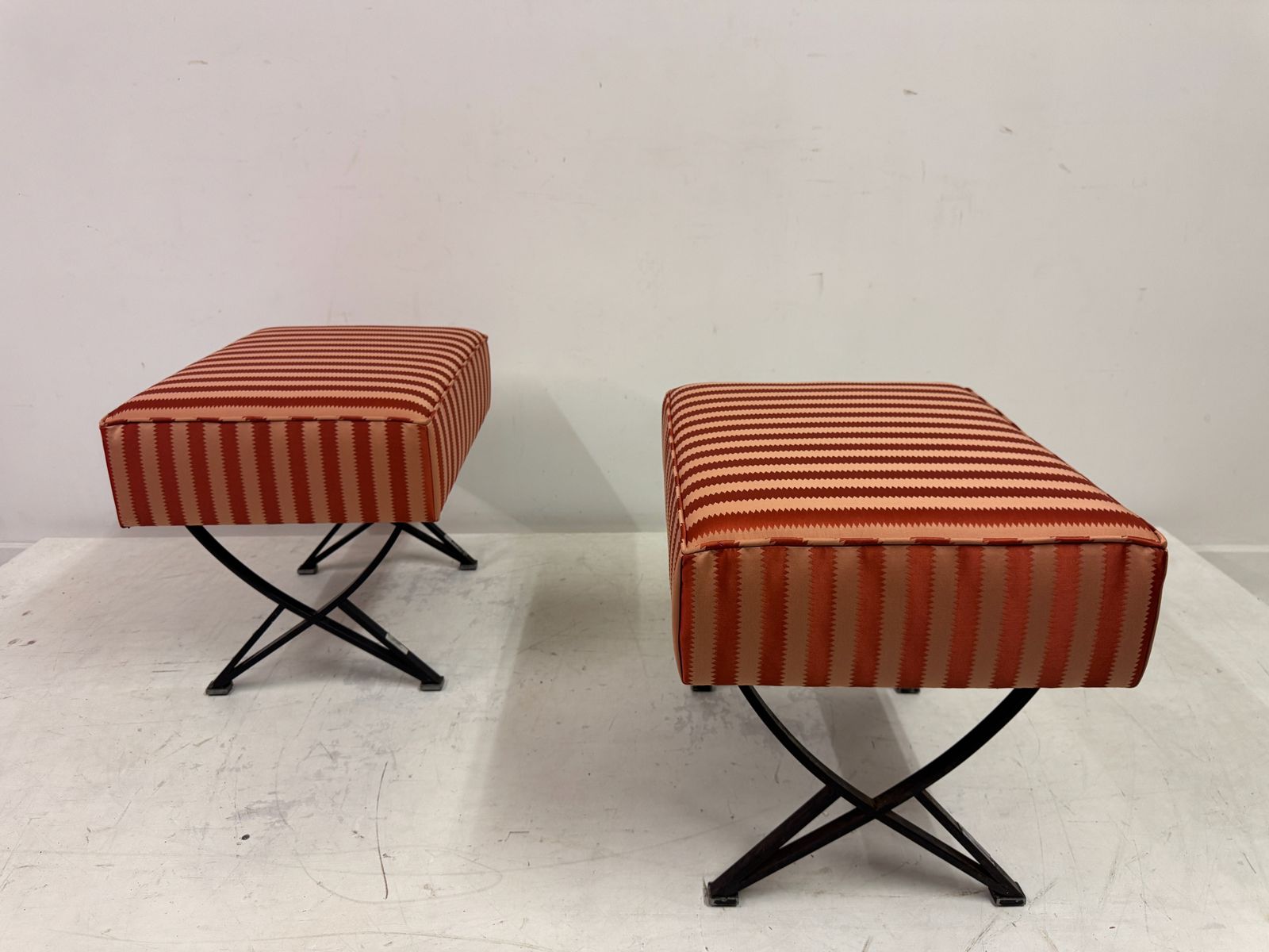 Pair Of 1950s Italian Stools By Gianni Moscatelli For Formanova photo Furniture