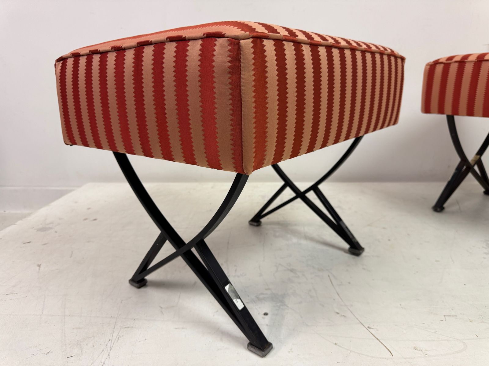 1295.0 Pair Of 1950s Italian Stools By Gianni Moscatelli For Formanova photo