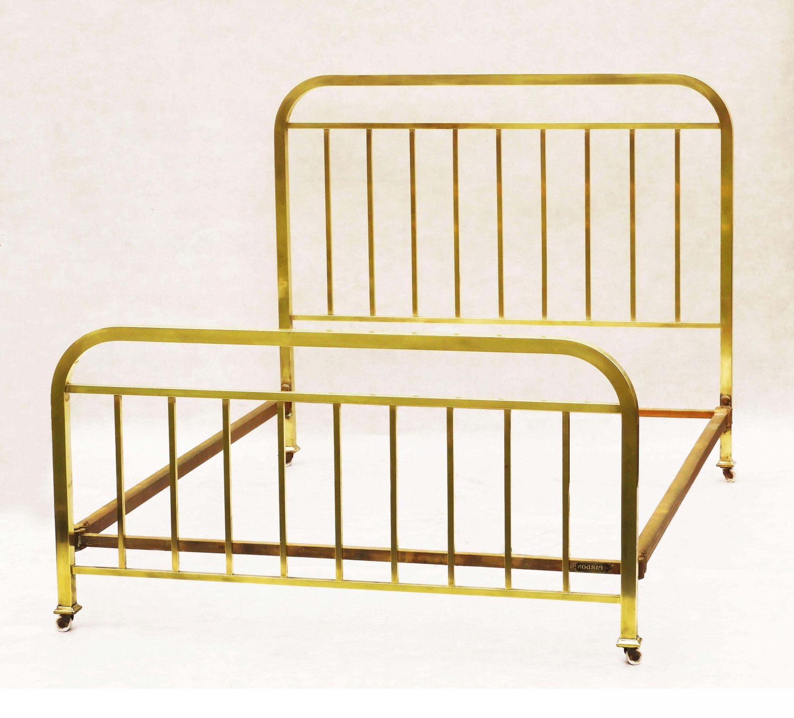 Art Deco French Brass Bed C1930 By Pardon Us Queen/Uk King photo furniture