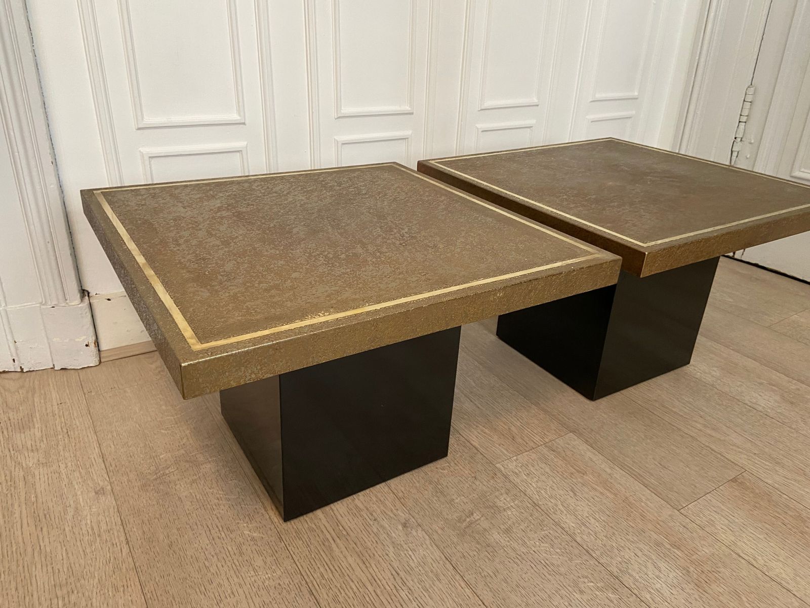 Pair Of Side Tables Lova Creation, Belgium, 1970 photo Furniture