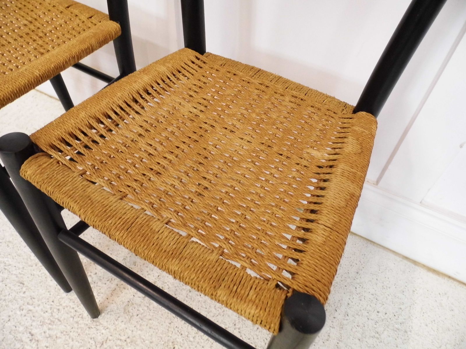 200.0 Vintage Italian Ponti Style Early Ikea 1970s Calypso Chairs photo