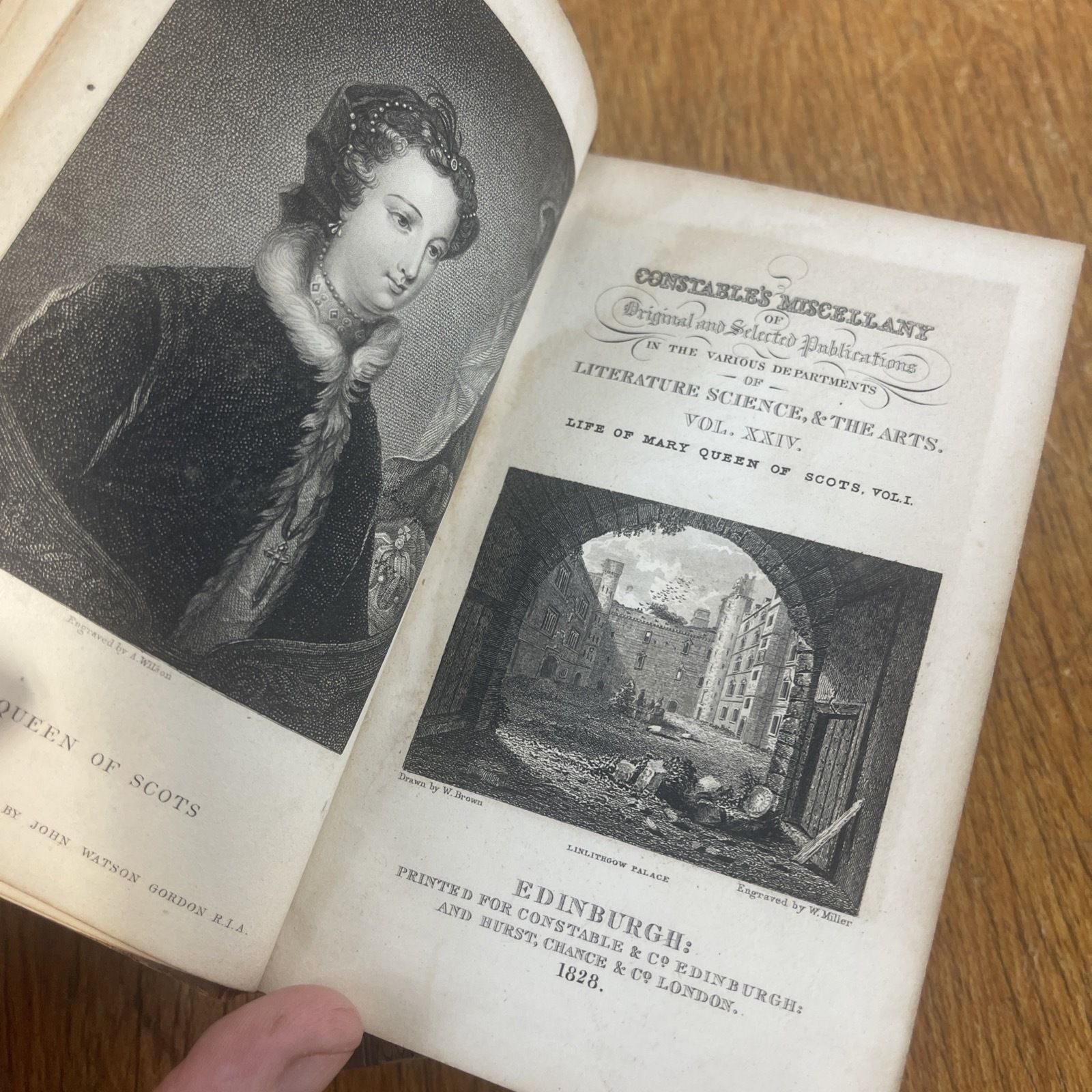 Life Of Mary Queen Of Scots Vol 1+2 Antique 1828 Henry Glassford Bell Esq Books photo vinterior