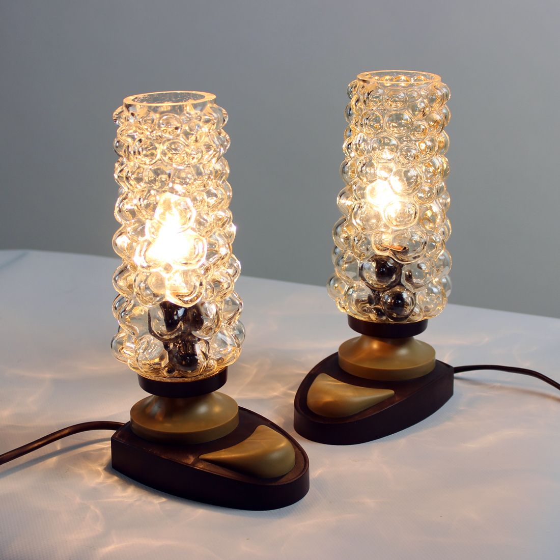 Space Age Table Lamps By Helena Tynell For Orion Leuchten, 1960s, Set Of 2