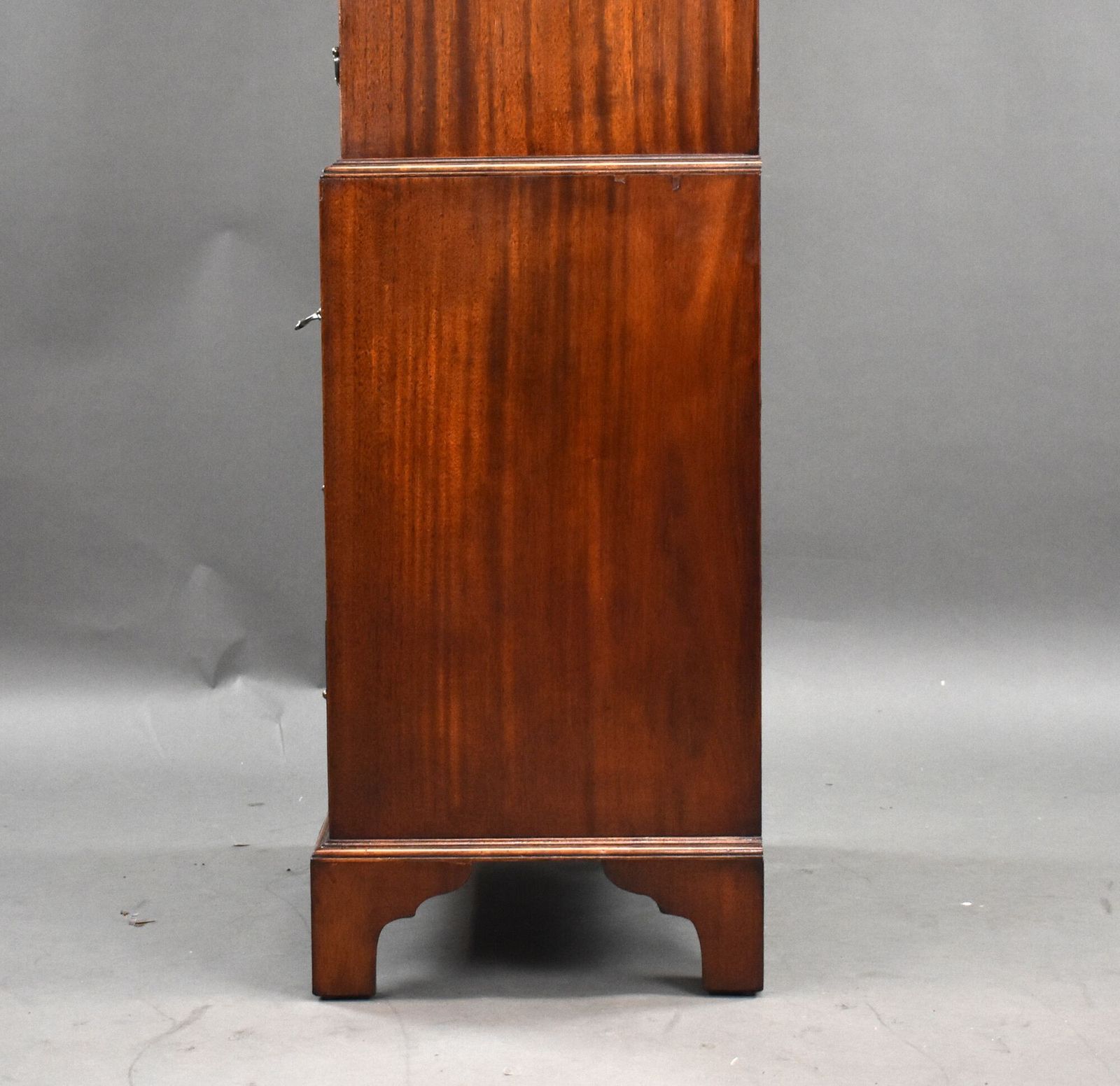 Furniture Antique Flame Mahogany Chest On Chest photo