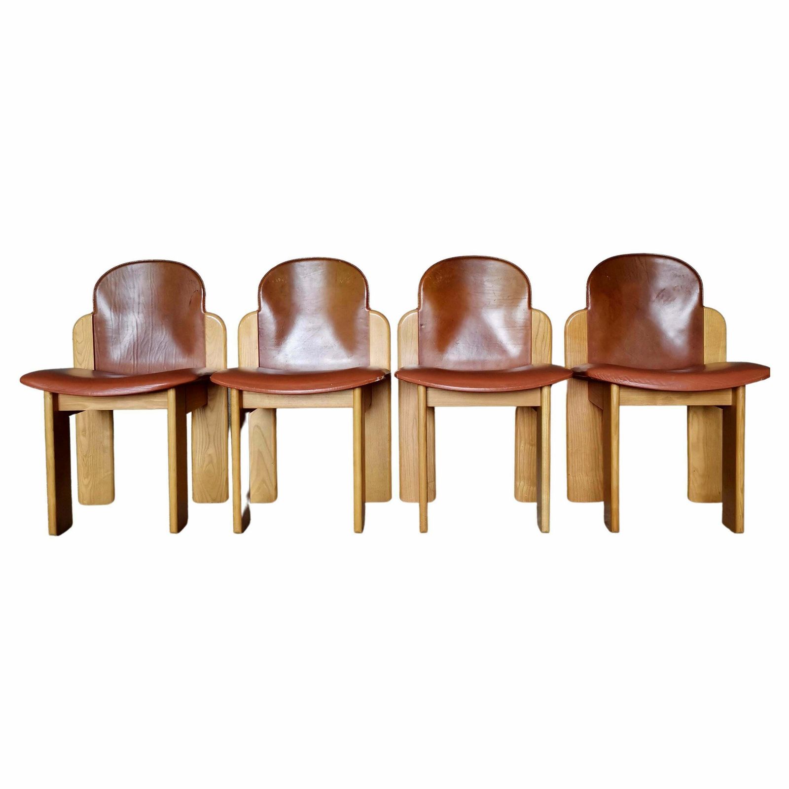 Set Of 4 Dining Chairs Design By Silvio Coppola For Fratelli Montina Italy 1970s