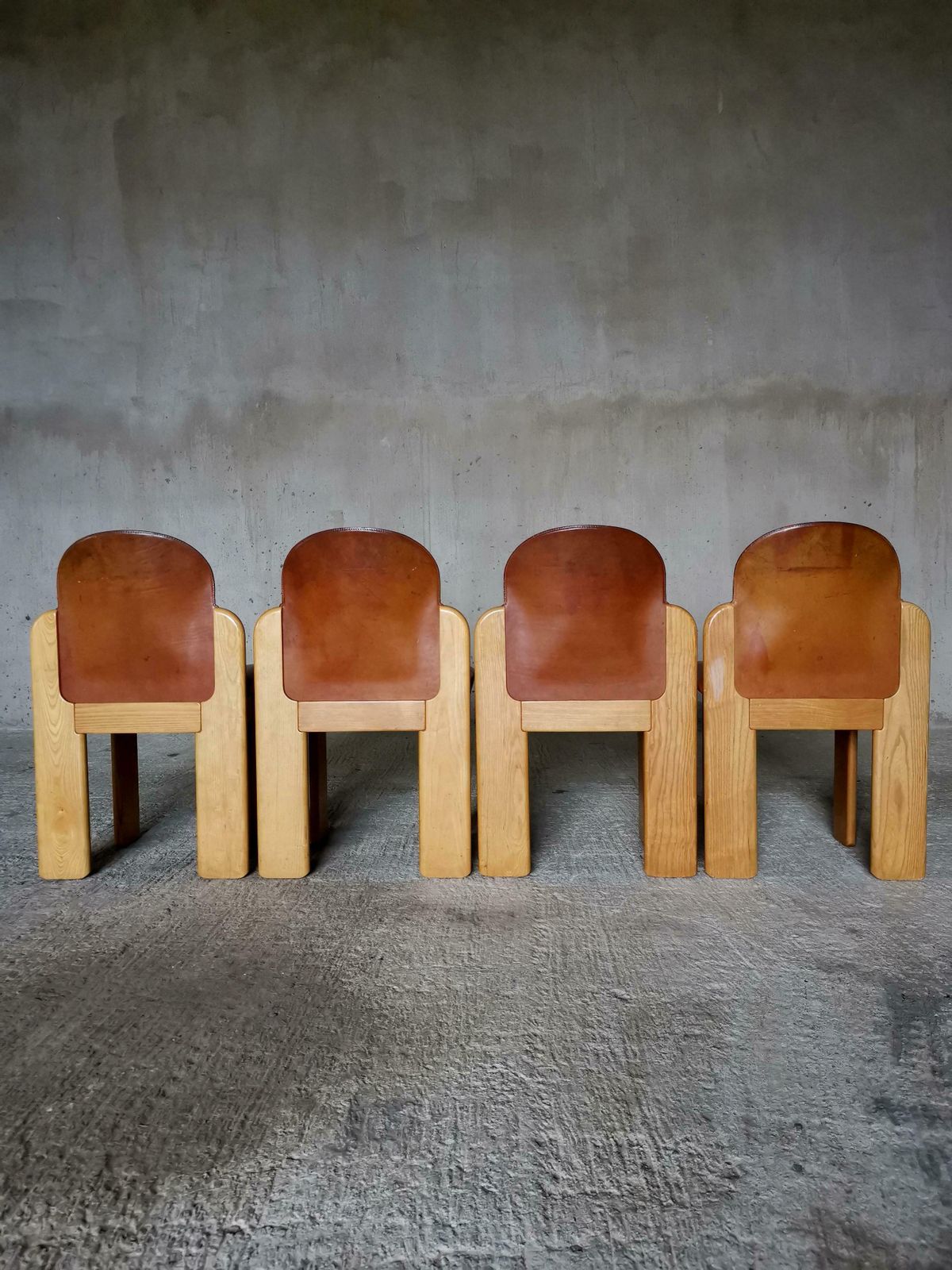 Set Of 4 Dining Chairs Design By Silvio Coppola For Fratelli Montina Italy 1970s photo furniture