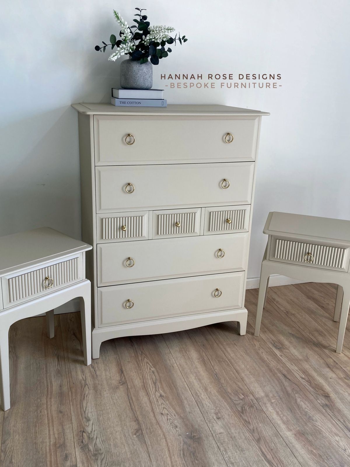 Available To Customise   Professionally Painted Stag Chest Of Drawers