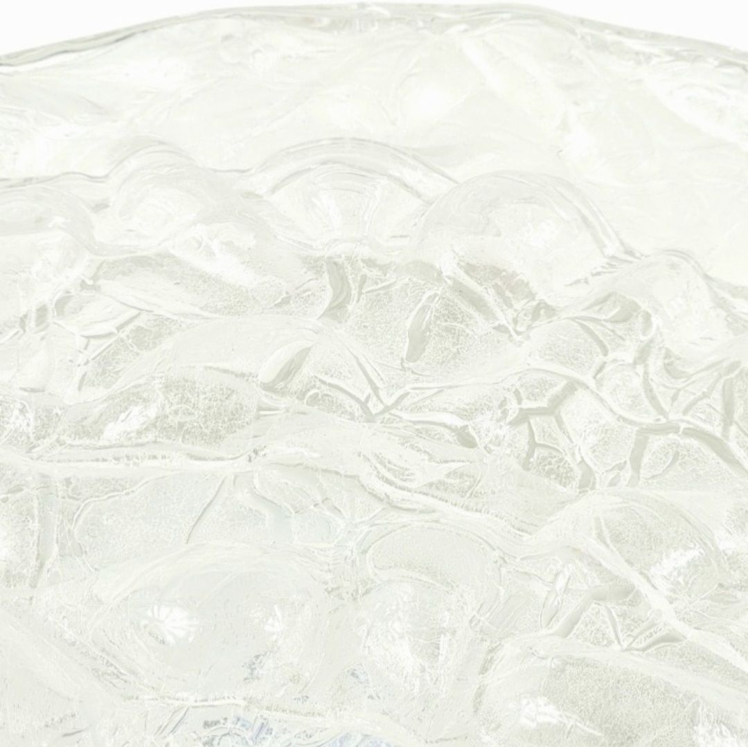 Grote Mid Century Murano Ijsglas Plafondlamp Van Doria Leuchten, Duitsland, Jaren 1960 photo vinterior