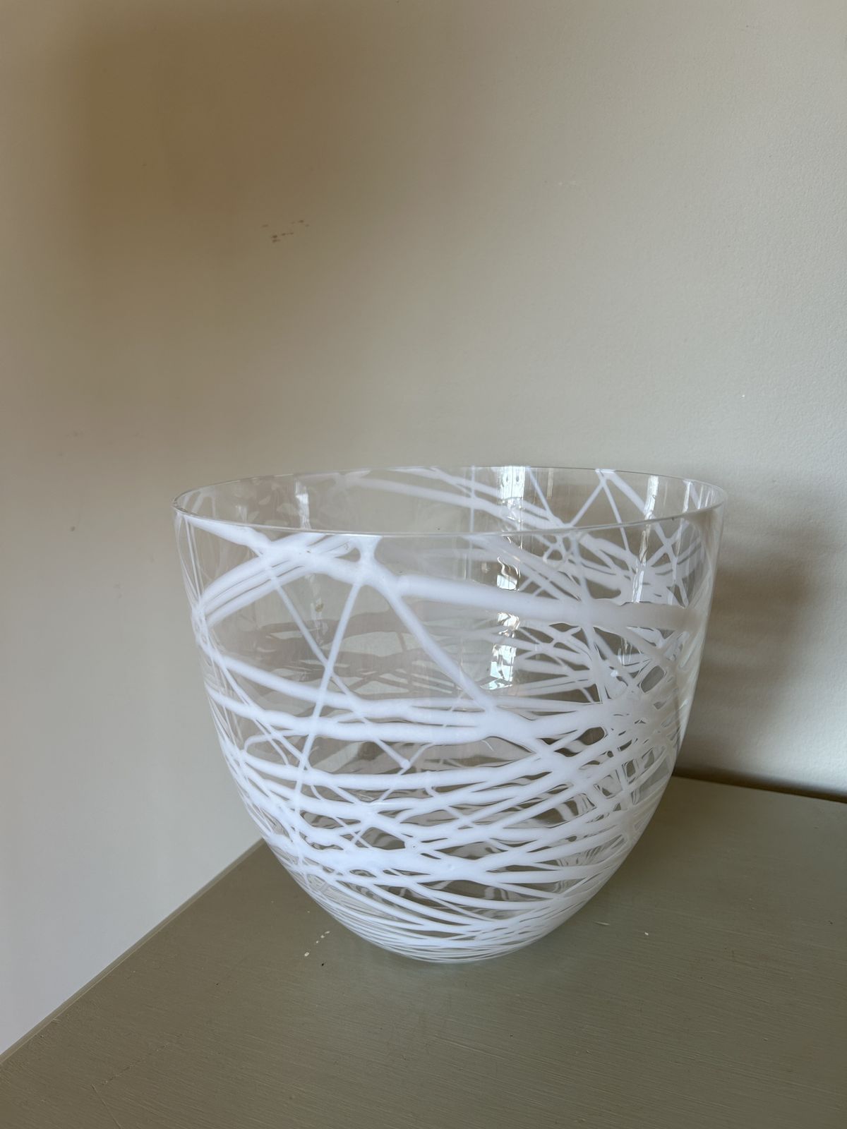 Glass Bowl By Lena Bergström, 21st Century