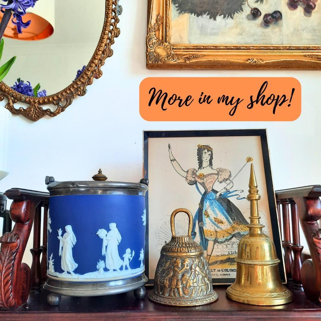 Antique Wedgwood Blue And White Jasperware Biscuit Barrel Neoclassical Made In England 19th Century photo vintage