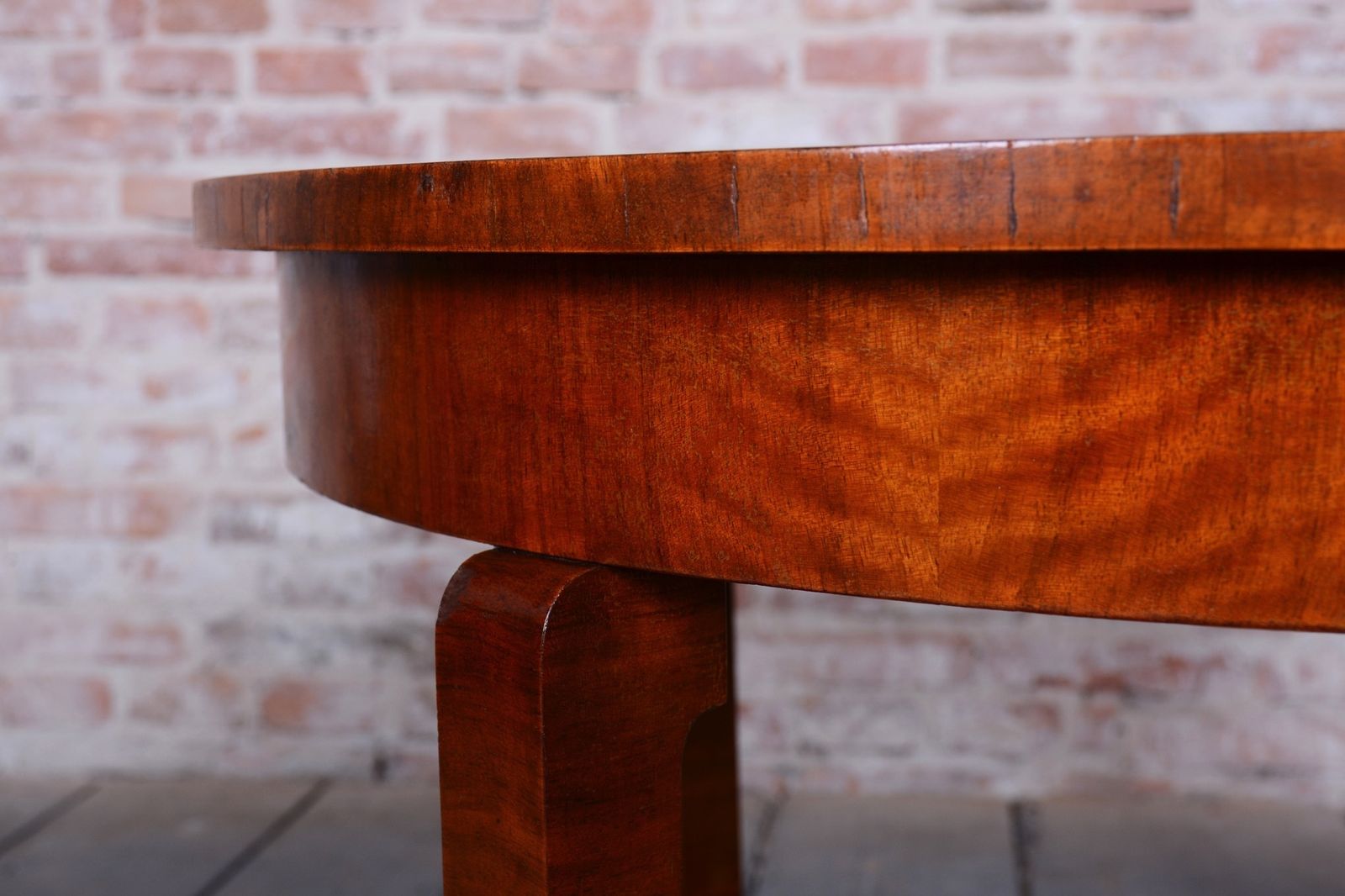 Restored Art Deco Table, By Halabala, Up Závody, Walnut, Lacquer, Czech, 1920s photo vinterior
