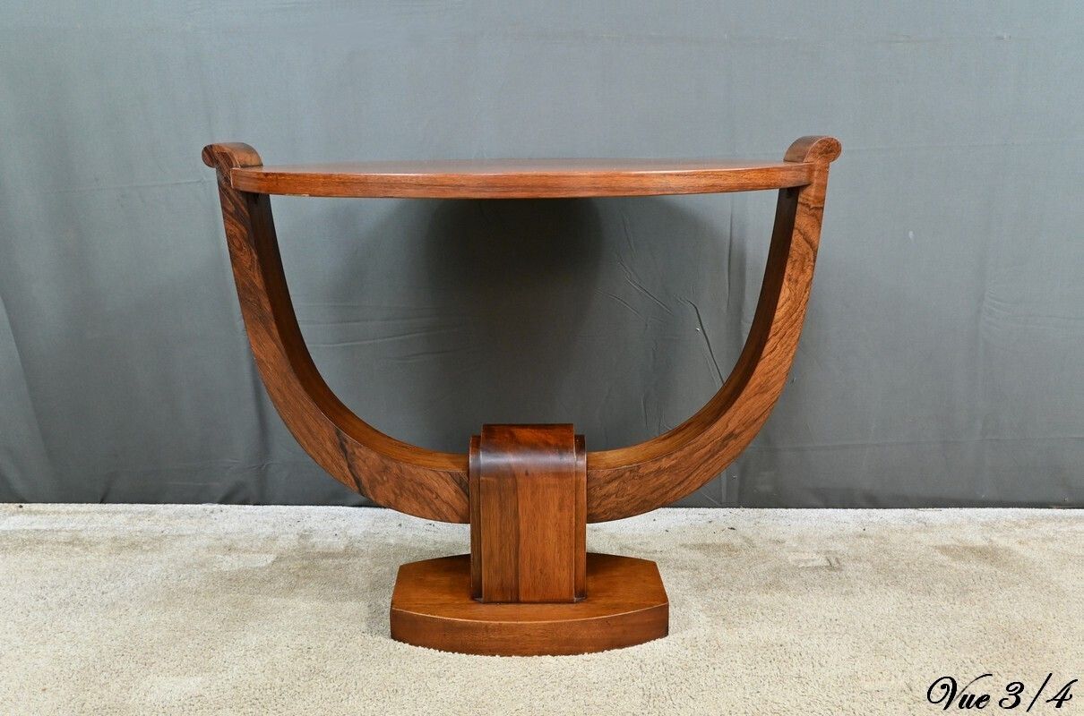 3300.0 Rosewood Coffee Table, Attributed To A. Arbus, Art Deco – 1930 photo