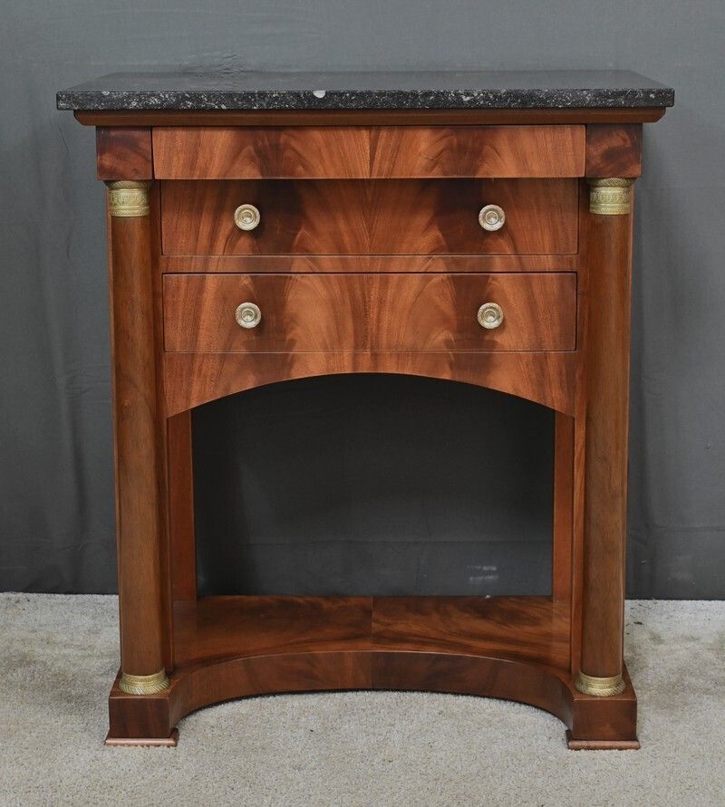 Furniture Small Mahogany Chest Of Drawers, Empire Style – Part 1 Of The 20th Century photo