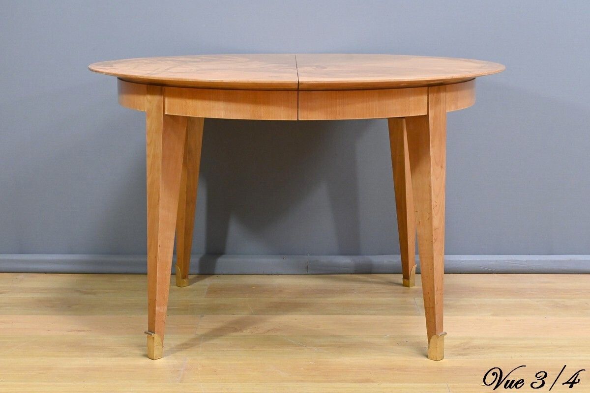 Furniture Table For 4 To 10 People In Cherry Wood – 1950 photo