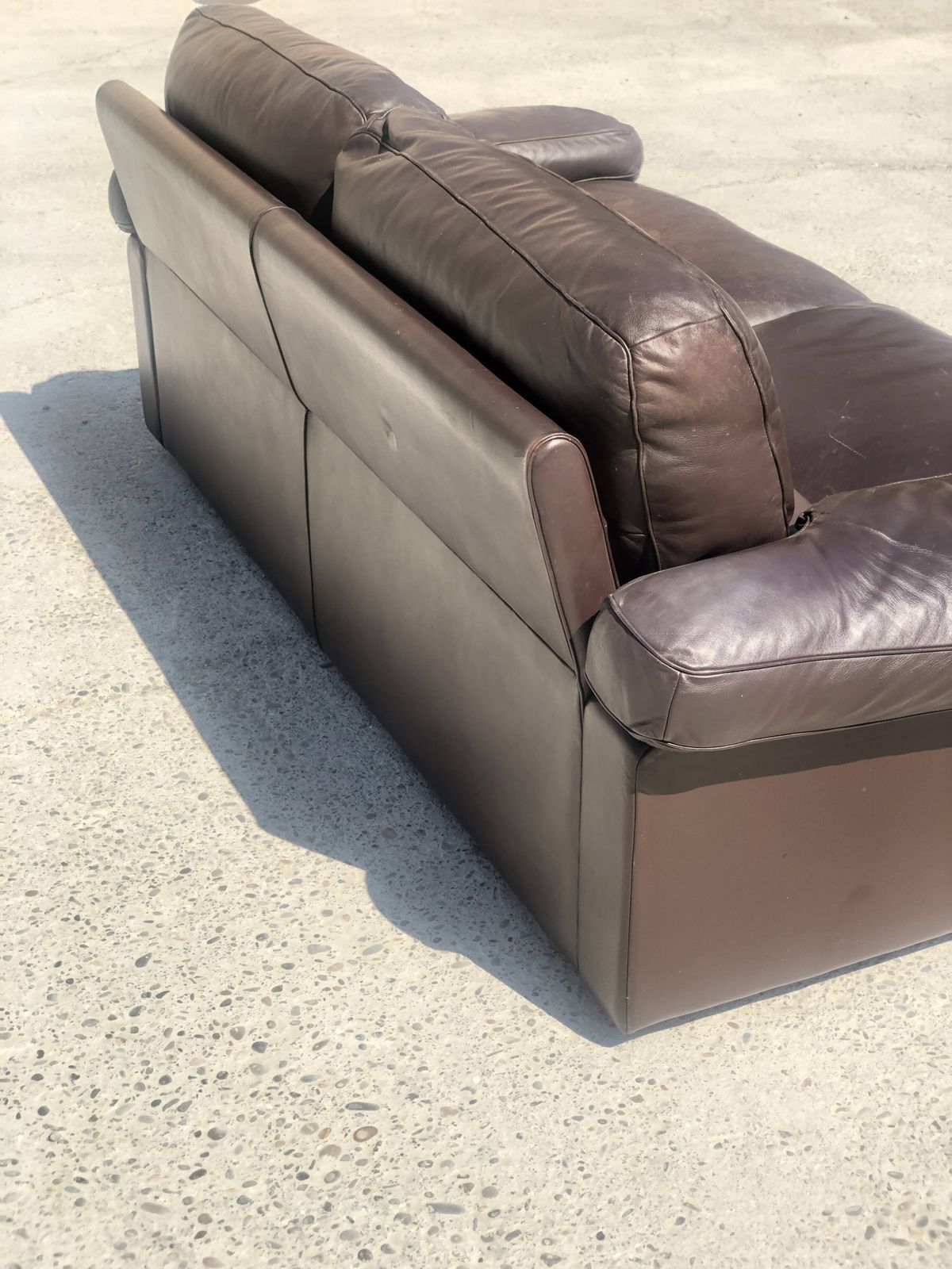 Leather Sofa Model "Petronio" By Tito Agnoli For Poltrona Frau 1970 photo for sale