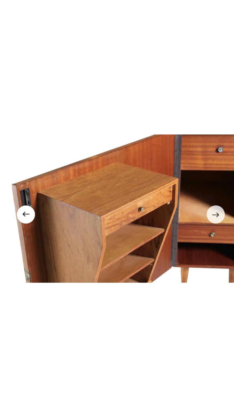 Mid Century Metamorphic Teak  Desk By New Craft photo Furniture
