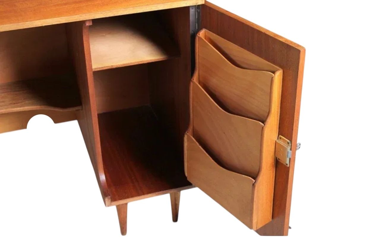 Mid Century Metamorphic Teak  Desk By New Craft photo buy