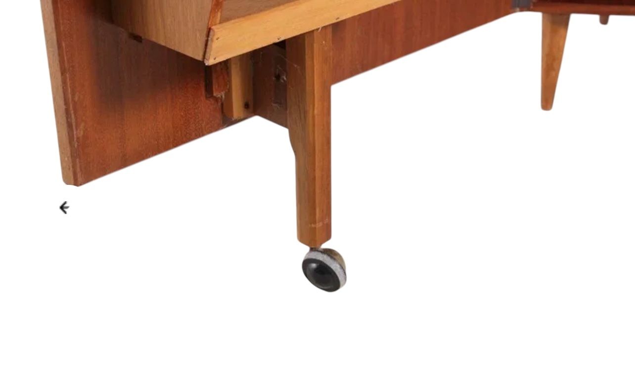 Mid Century Metamorphic Teak  Desk By New Craft photo vintage