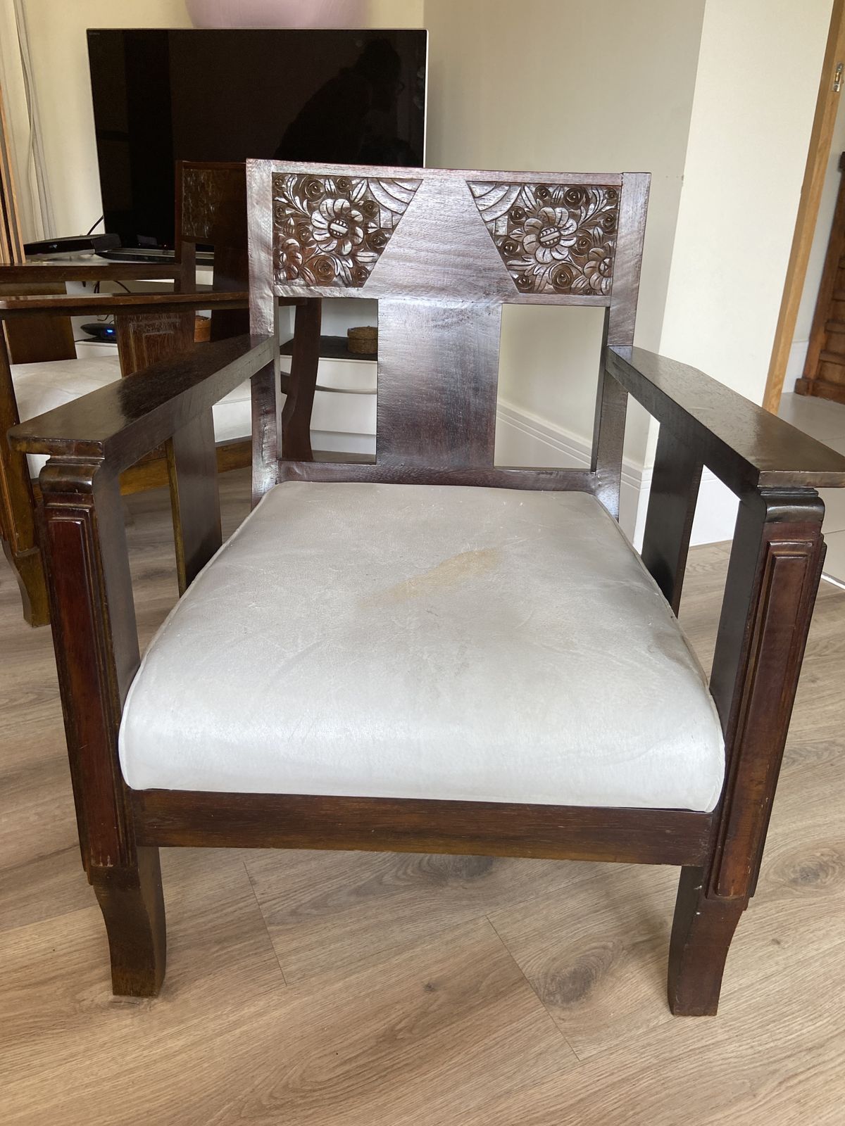 Arts And Crafts, Original, Occasional Chairs, Pair   75.00 Each Chair  {Or Pair For £150) photo furniture