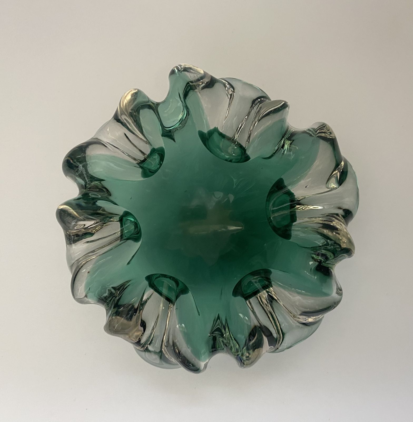photo for sale Vintage, 1960’s, Murano Sommerso, Italian Art Glass Bowl