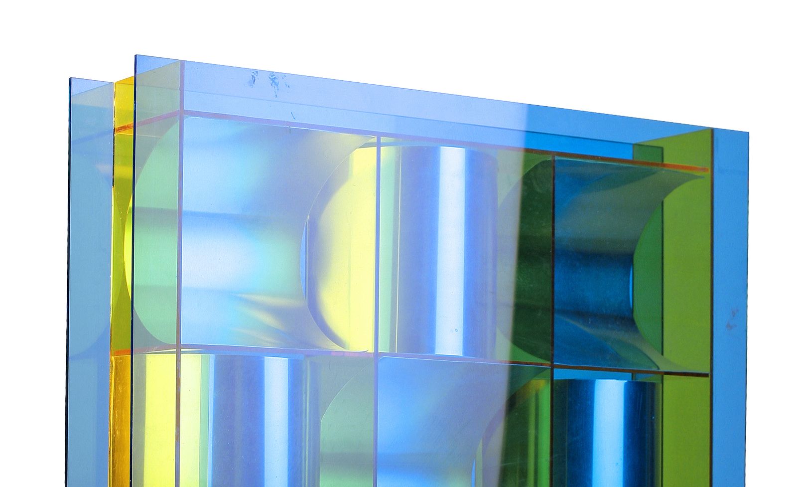 Abstract Reversible Modular Sculpture In Aluminum, Metal And Acrylic By Argentine Artist Miguel ángel Vidal photo buy