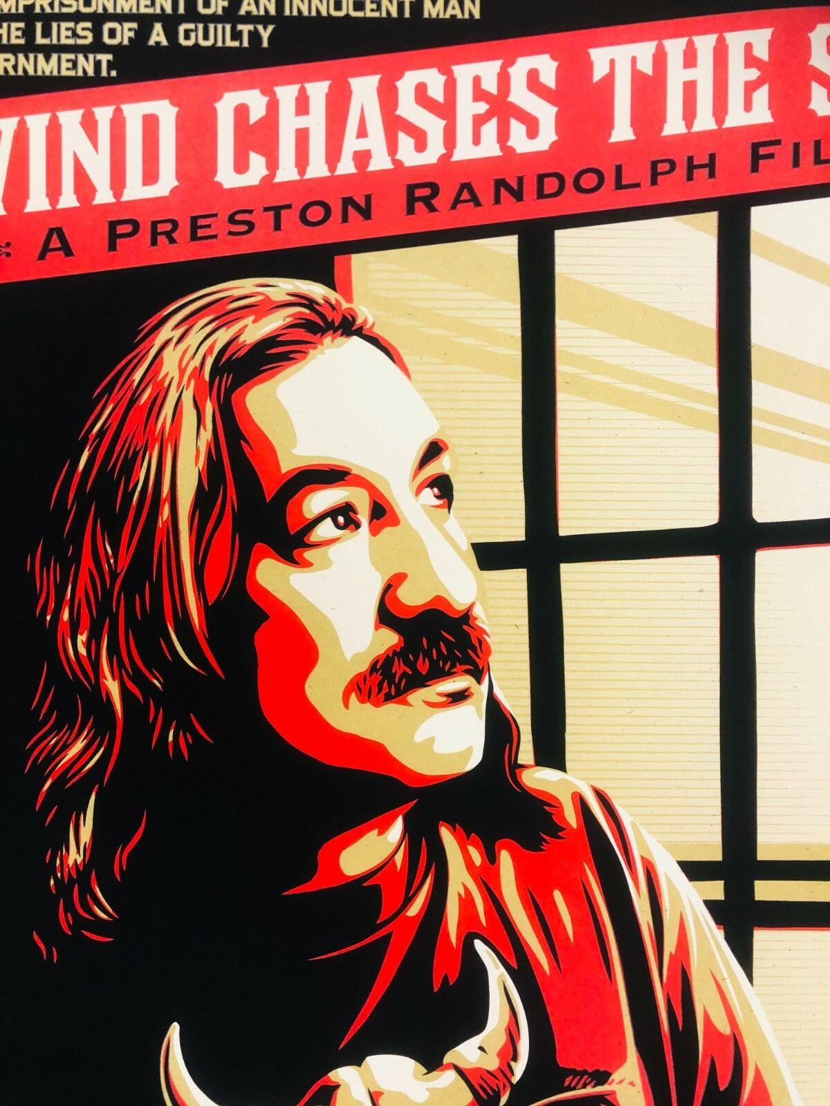 photo furniture Shepard Fairey, 2014 Wind Chases The Sun Original Silkscreen Cm 61.3 X 46