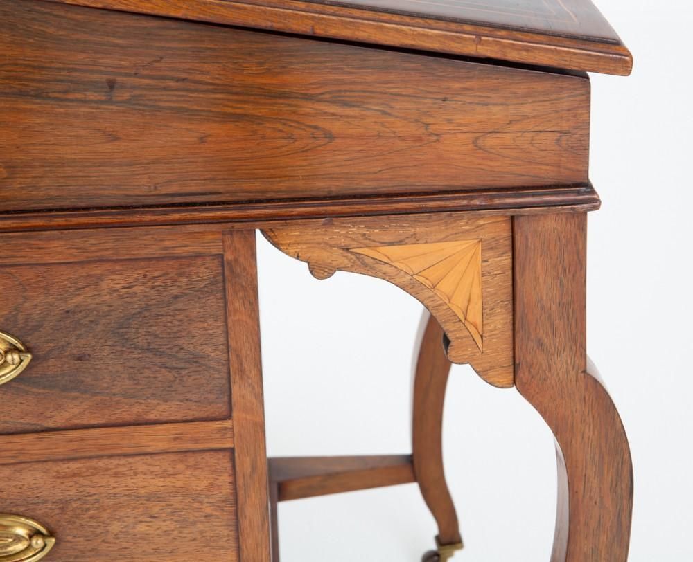 Sheraton Davenport Desk 1890 Mahogany Antique photo for sale