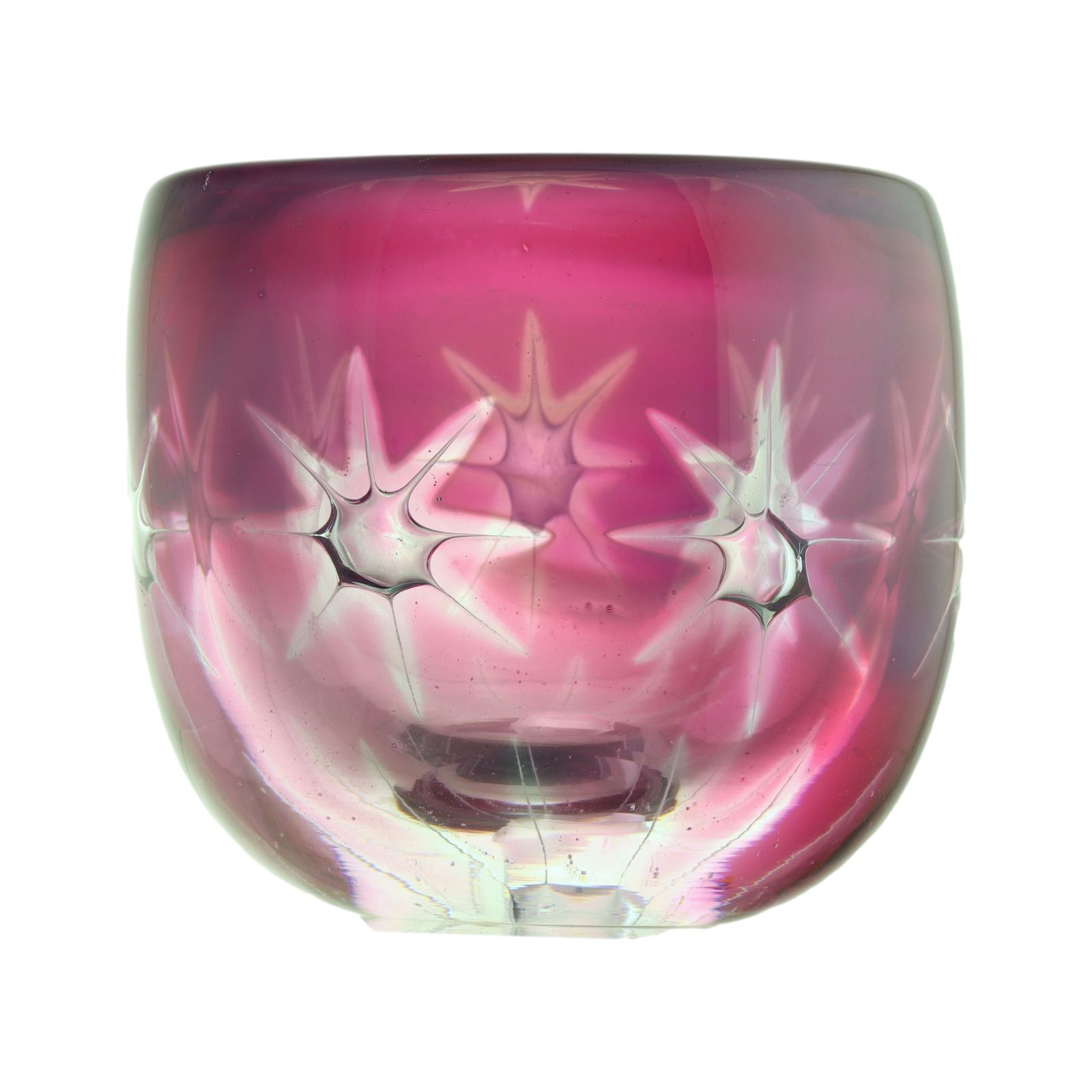 Wedgwood Glass Ronald Stennett Willson Ariel Vase Pink Stars photo furniture
