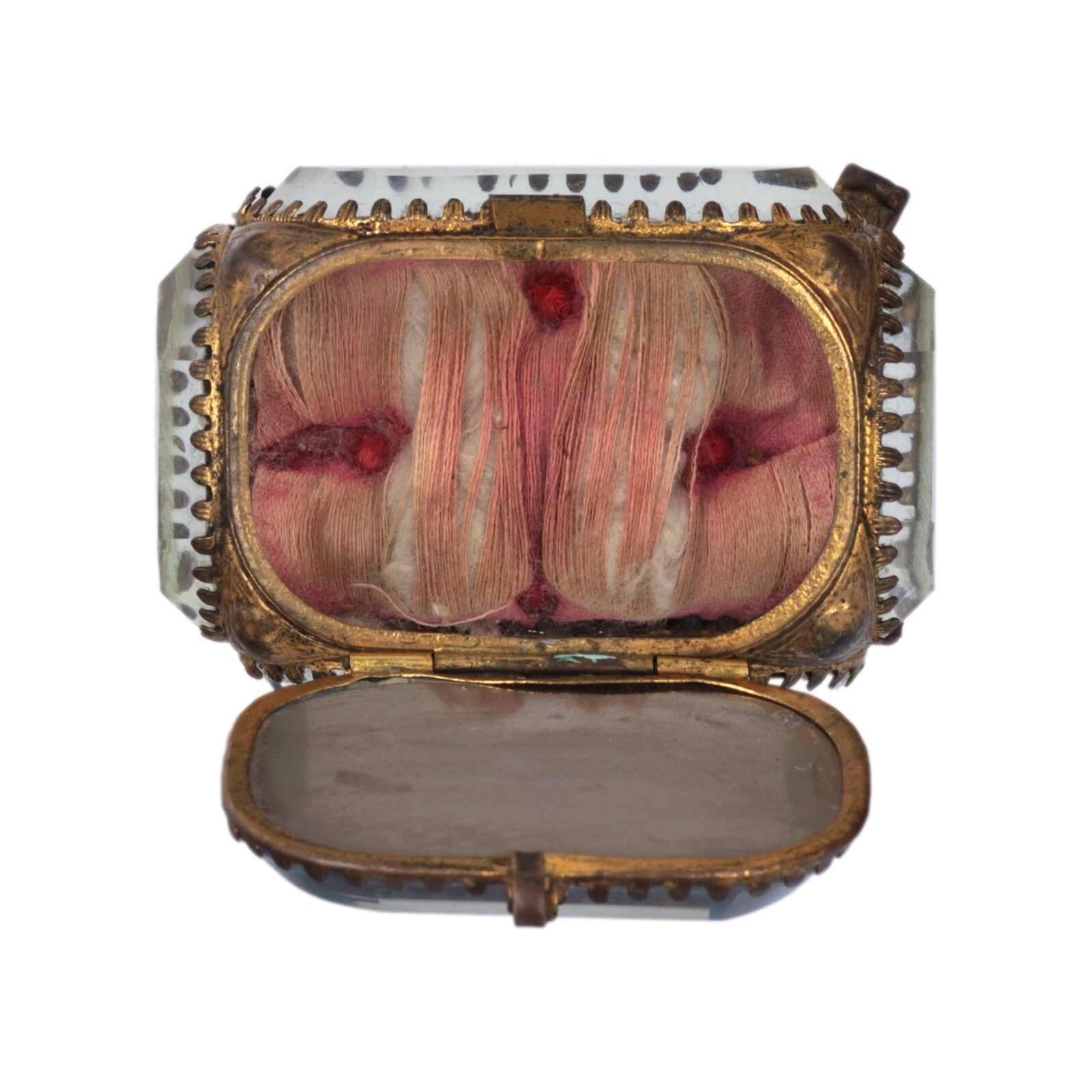 125.0 Antique Ormolu Gilt Jewellery Box Casket Souvenir Franco British Exhibition 1908 photo