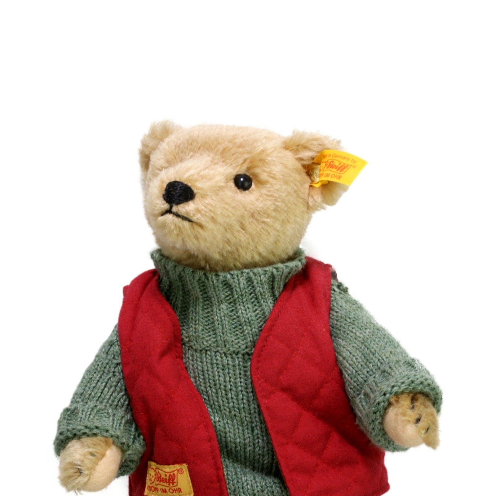 Collectible Traditional Steiff Teddy Bear Classic Mohair 028625 23cm Tall photo for sale