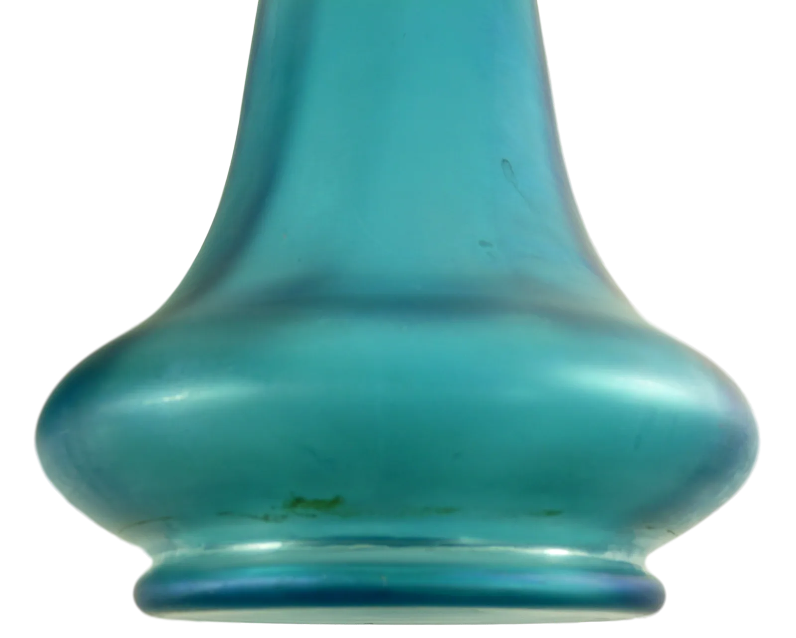 Pallme Konig Rare Pair Of Art Nouveau Iridescent Blue & Green Glass Vase photo Home Decor