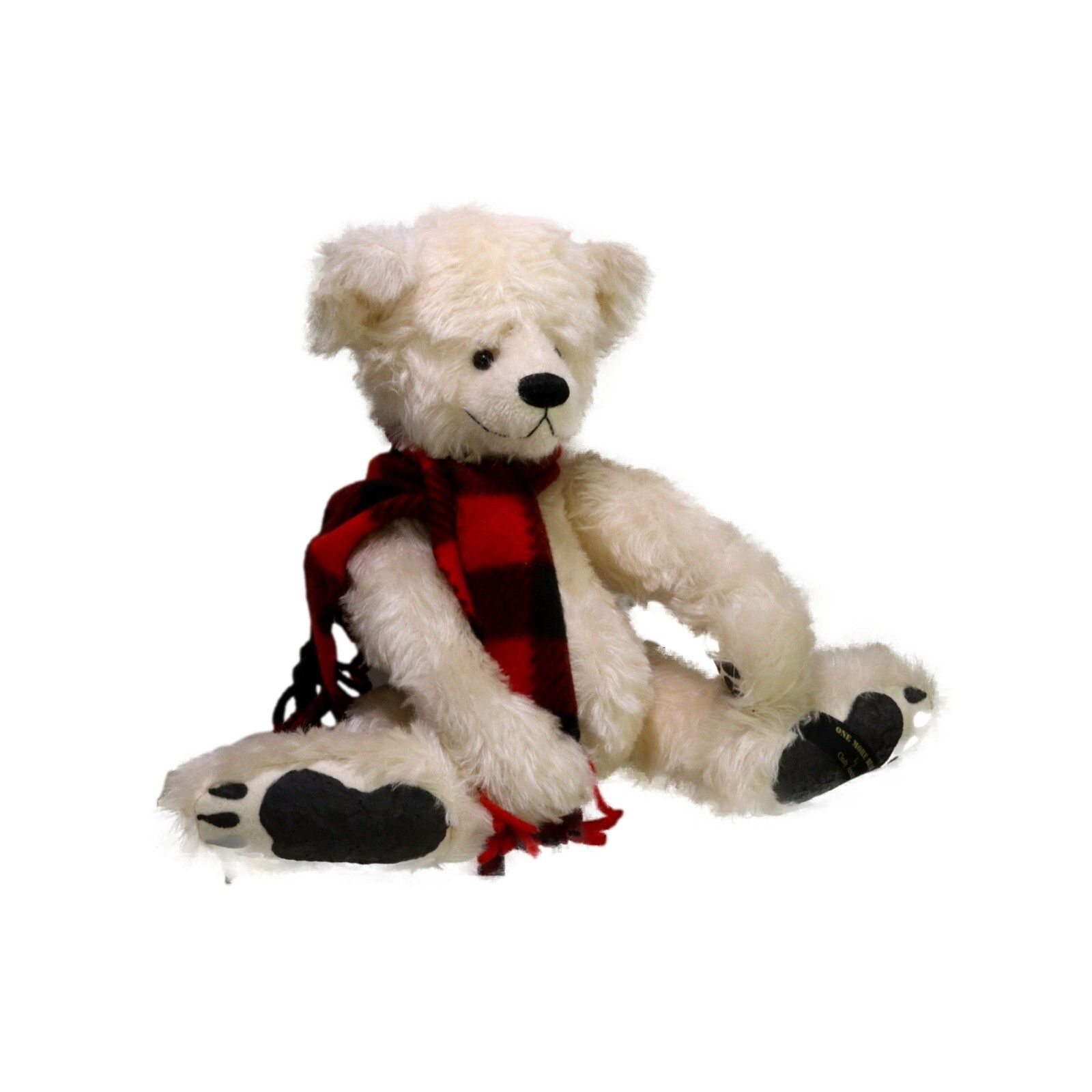 Handmade Artist Bear Mohair Jointed Teddy One More Bear Cindy Anschutz  40cm photo furniture