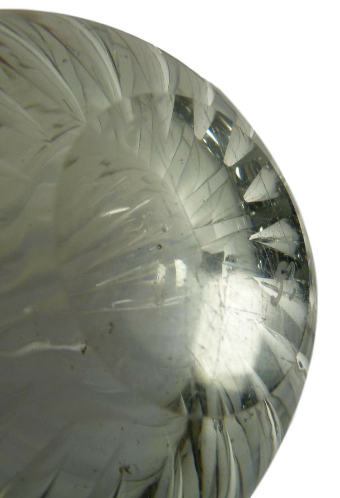 Nuutajarvi Notsjo Glass Kaj Franck Kaisla (Reed) Vase 4 3/4" 1953 photo vinterior