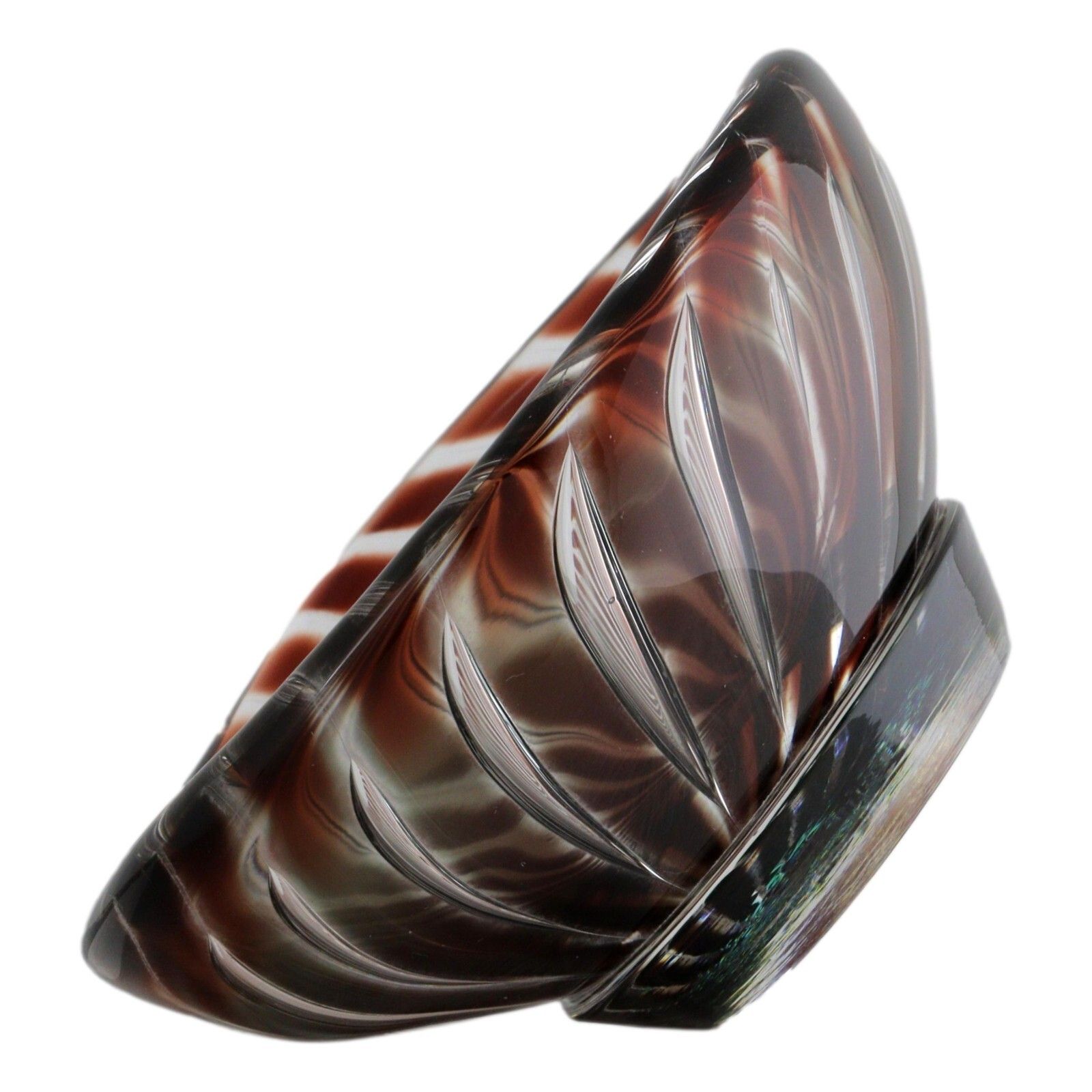 Orrefors Glass Sweden Edvin Ohrstrom  Ariel Glass Bowl 1711e 1952 photo for sale