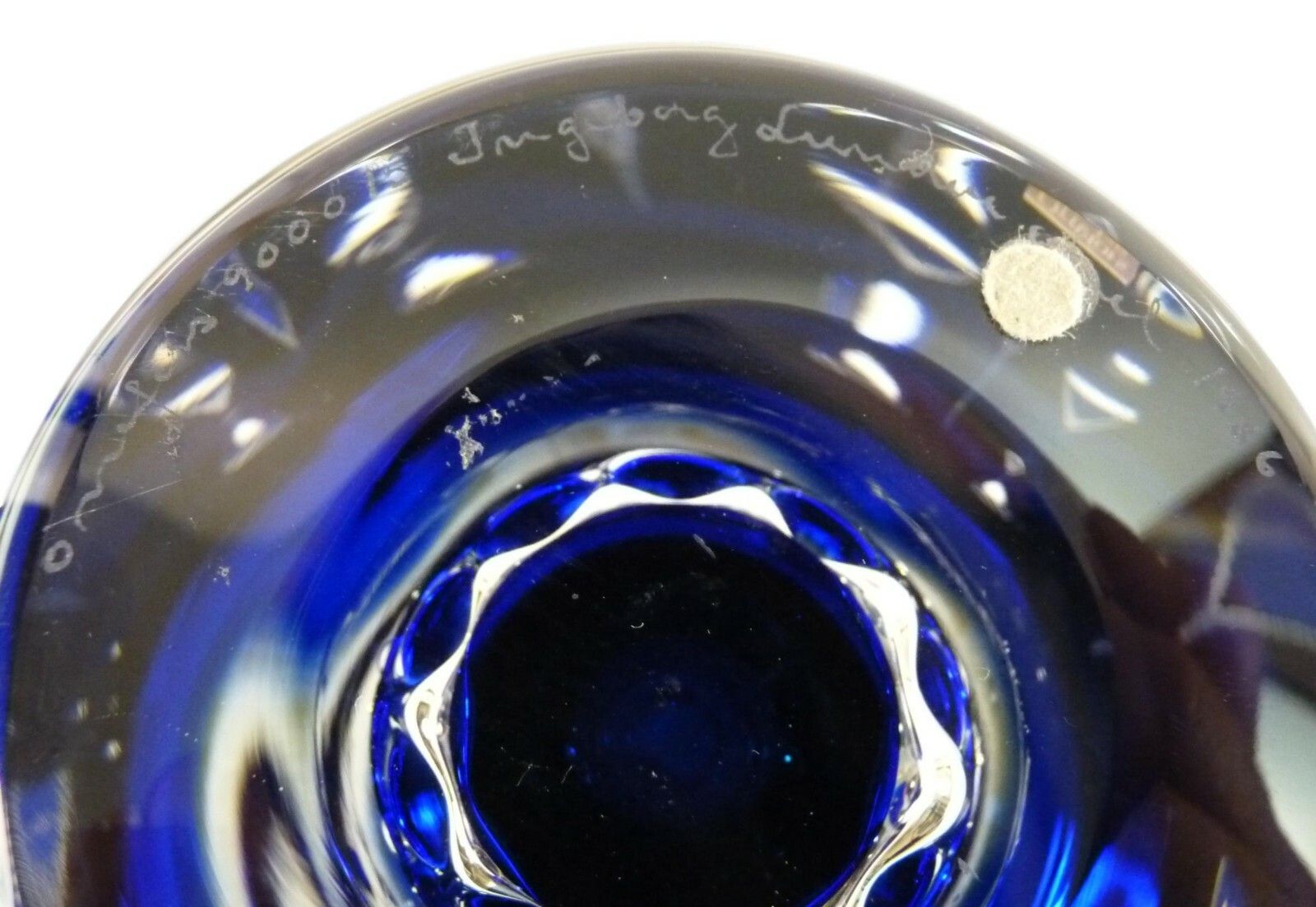 Orrefors Glass Ingeborg Lundin Ariel Vase 7" photo vinterior