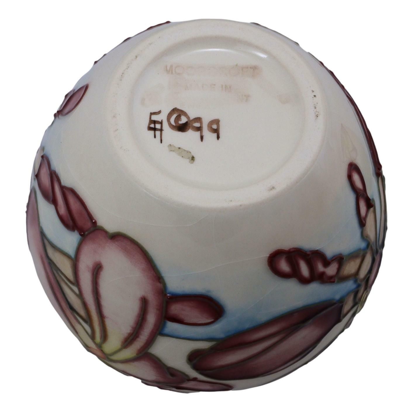 Moorcroft Pottery Franjipani Plumeria 10.75 Cm (4 1/4") Ginger Jar C1999 photo 125.0