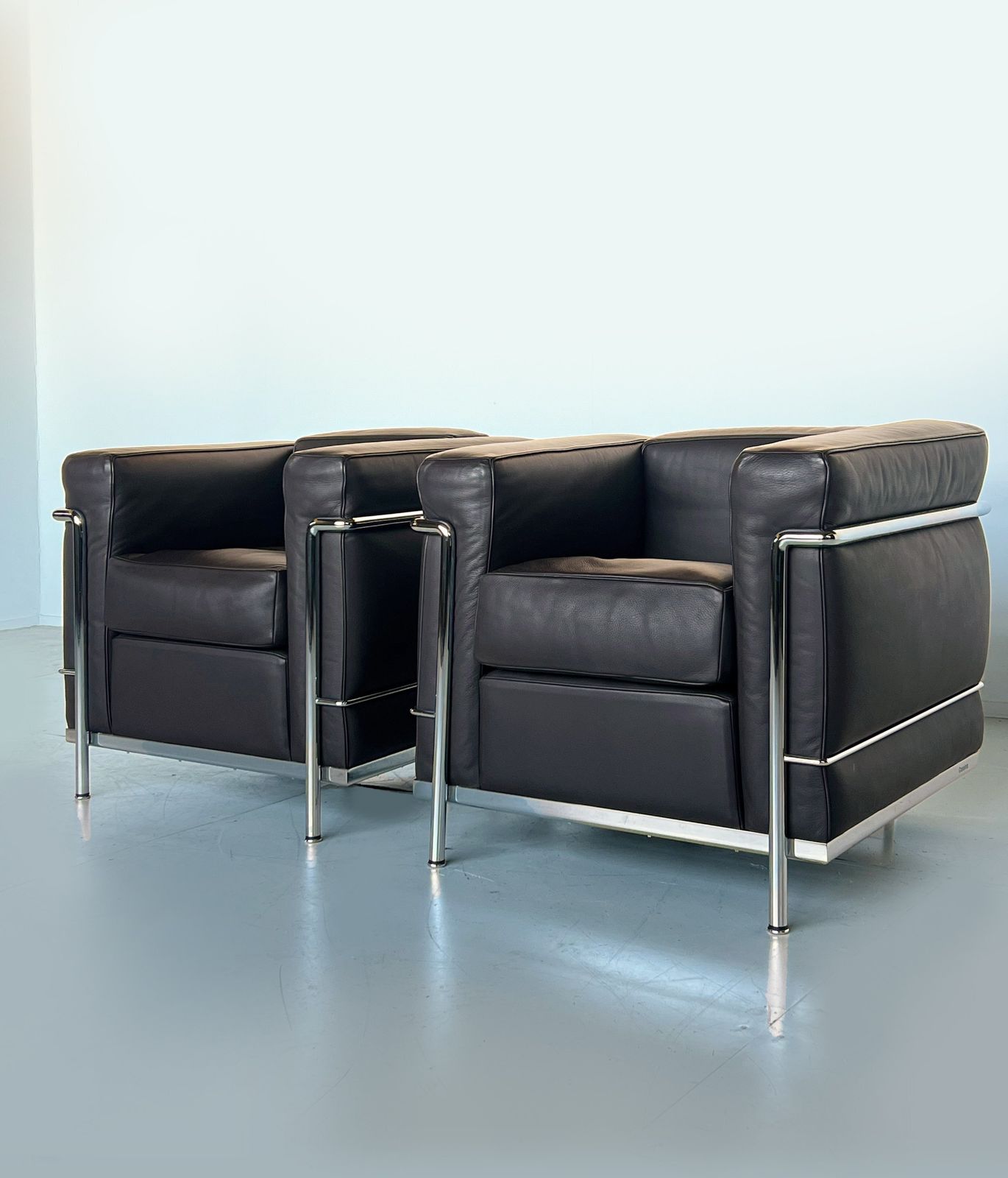 Lc2 Armchairs By Le Corbusier, Pierre Jeanneret, Charlotte Perriand For Cassina photo 5200.0