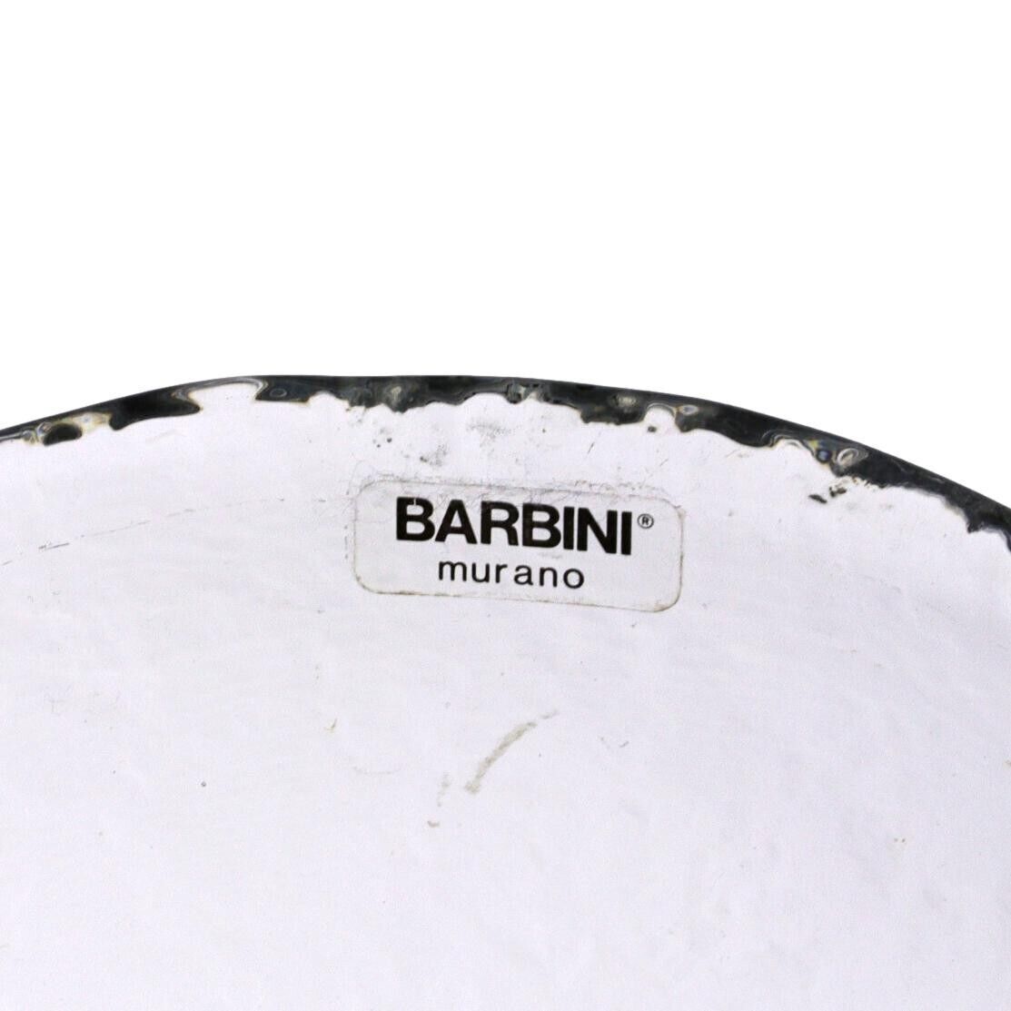 Barbini Murano Glass Italy Murrine Plate On Stand 9" 23cm Diameter 1980's photo Home Decor