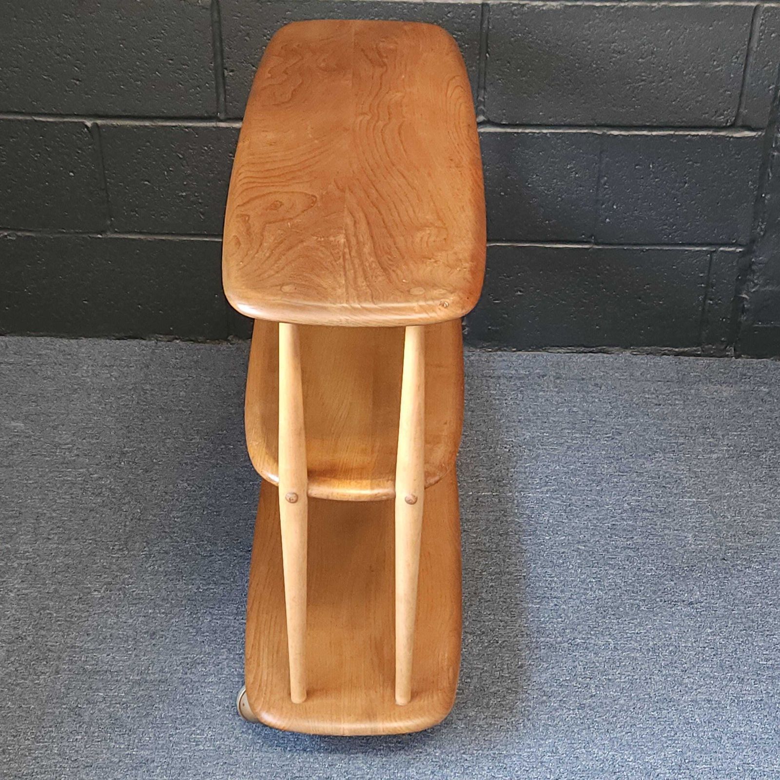 Ercol, Lucian Ercolani, Baby Giraffe Trolley Bookcase Circa 1960's, Model 361 photo Furniture